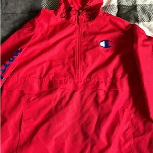 Red Champion Wind Breaker